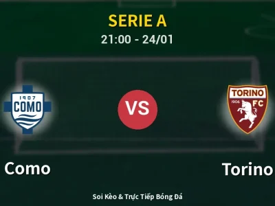 Soi Kèo Como vs Torino – 21:00 24/01 | Nhận Định, Dự Đoán Tỷ Số