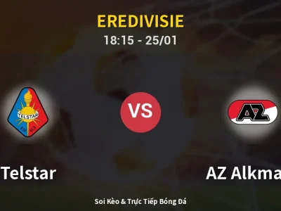 Kết Quả: Telstar 0-1 AZ Alkmaar – Highlight & Bàn Thắng | Eredivisie