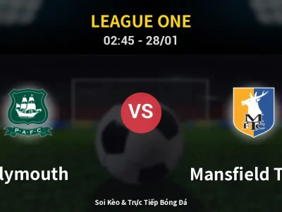 Kết Quả: Plymouth 1-1 Mansfield Town – Highlight & Bàn Thắng | League One