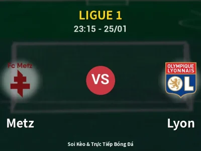 Soi Kèo Metz vs Lyon – 23:15 25/01 | Nhận Định, Dự Đoán Tỷ Số