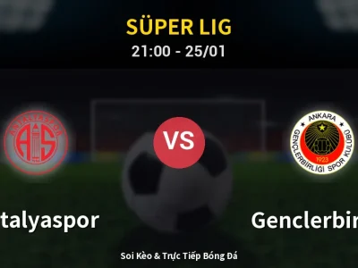 🔴 Trực Tiếp: Antalyaspor 1-1 Genclerbirligi – Link Xem Süper Lig (Full HD)