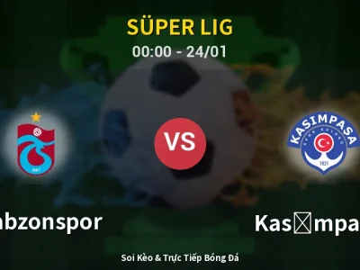Kết Quả: Trabzonspor 2-1 Kasımpaşa – Highlight & Bàn Thắng | Süper Lig