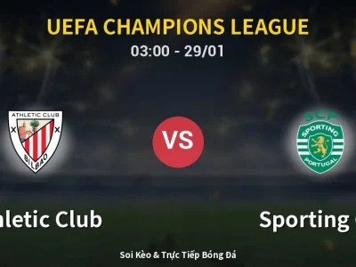 Kết Quả: Athletic Club 2-3 Sporting CP – Highlight & Bàn Thắng | UEFA Champions League
