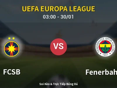 Kết Quả: FCSB 1-1 Fenerbahçe – Highlight & Bàn Thắng | UEFA Europa League