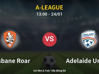 Kết Quả: Brisbane Roar 2-3 Adelaide United – Highlight & Bàn Thắng | A-League
