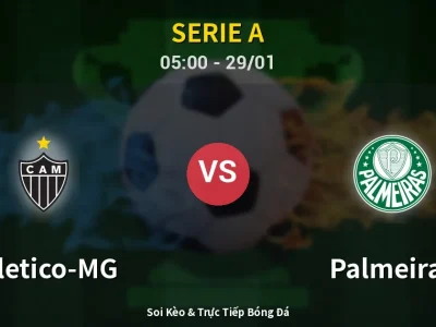 Kết Quả: Atletico-MG 2-2 Palmeiras – Highlight & Bàn Thắng | Serie A