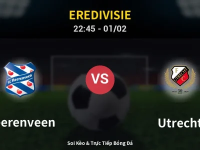 Soi Kèo Heerenveen vs Utrecht – 22:45 01/02 | Nhận Định, Dự Đoán Tỷ Số