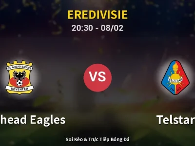 🔴 Trực Tiếp: GO Ahead Eagles 0-0 Telstar – Link Xem Eredivisie (Full HD)