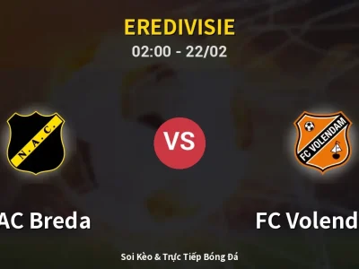 Kết Quả: NAC Breda 1-0 FC Volendam – Highlight & Bàn Thắng | Eredivisie