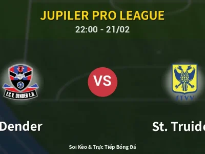 🔴 Trực Tiếp: Dender 1-0 St. Truiden – Link Xem Jupiler Pro League (Full HD)