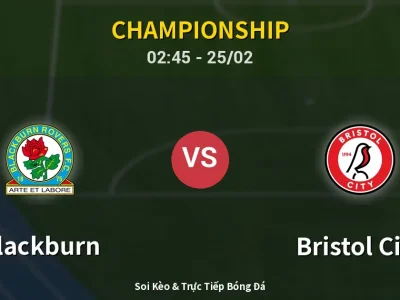 Kết Quả: Blackburn 1-2 Bristol City – Highlight & Bàn Thắng | Championship