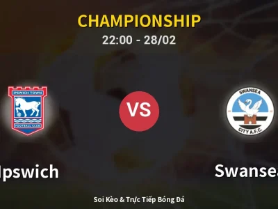 Soi Kèo Ipswich vs Swansea – 22:00 28/02 | Nhận Định, Dự Đoán Tỷ Số