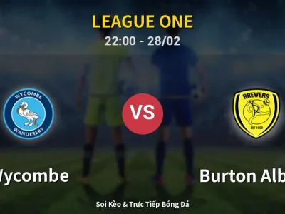 Soi Kèo Wycombe vs Burton Albion – 22:00 28/02 | Nhận Định, Dự Đoán Tỷ Số