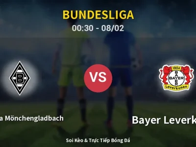 Kết Quả: Borussia Mönchengladbach 1-1 Bayer Leverkusen – Highlight & Bàn Thắng | Bundesliga