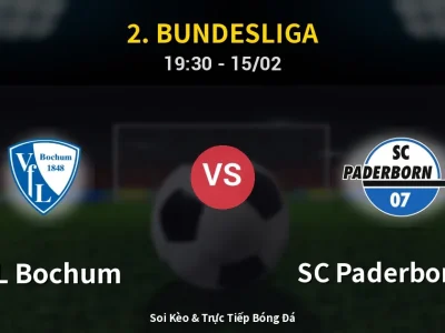 Kết Quả: VfL Bochum 0-0 SC Paderborn 07 – Highlight & Bàn Thắng | 2. Bundesliga