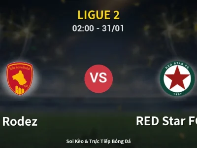 Kết Quả: Rodez 1-1 RED Star FC 93 – Highlight & Bàn Thắng | Ligue 2