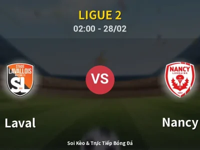 Kết Quả: Laval 1-1 Nancy – Highlight & Bàn Thắng | Ligue 2