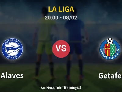 🔴 Trực Tiếp: Alaves 0-2 Getafe – Link Xem La Liga (Full HD)