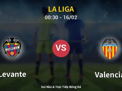 Kết Quả: Levante 0-2 Valencia – Highlight & Bàn Thắng | La Liga