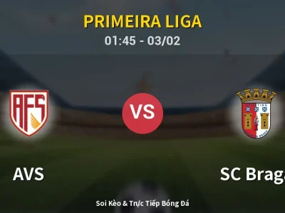 Kết Quả: AVS 0-4 SC Braga – Highlight & Bàn Thắng | Primeira Liga