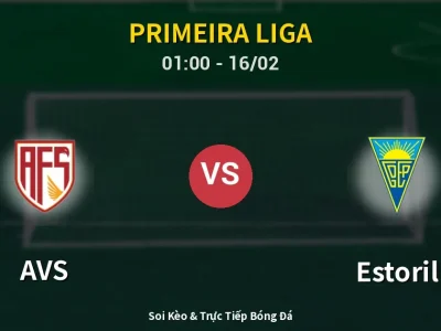 Kết Quả: AVS 3-0 Estoril – Highlight & Bàn Thắng | Primeira Liga