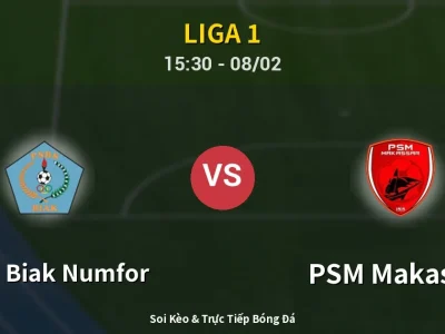 Kết Quả: PSBS Biak Numfor 1-2 PSM Makassar – Highlight & Bàn Thắng | Liga 1