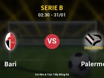 Kết Quả: Bari 0-3 Palermo – Highlight & Bàn Thắng | Serie B