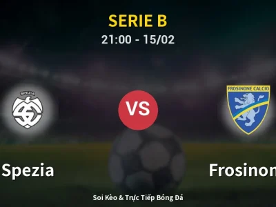 🔴 Trực Tiếp: Spezia 0-2 Frosinone – Link Xem Serie B (Full HD)
