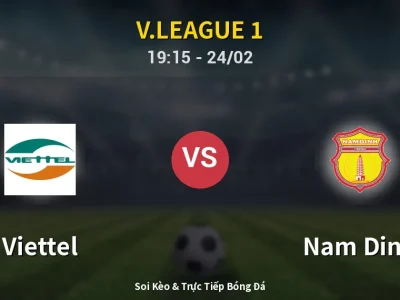 Kết Quả: Viettel 1-0 Nam Dinh – Highlight & Bàn Thắng | V.League 1