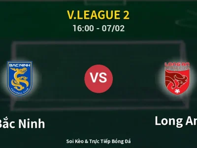 Kết Quả: Bắc Ninh 2-1 Long An – Highlight & Bàn Thắng | V.League 2