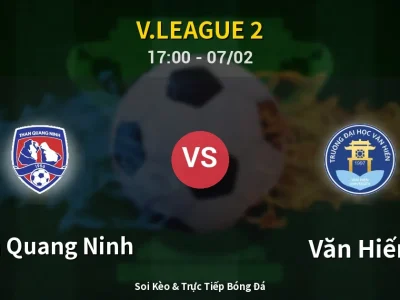 Kết Quả: Than Quang Ninh 1-1 Văn Hiến – Highlight & Bàn Thắng | V.League 2