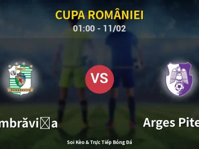Kết Quả: Dumbrăviţa 1-2 Arges Pitesti – Highlight & Bàn Thắng | Cupa României