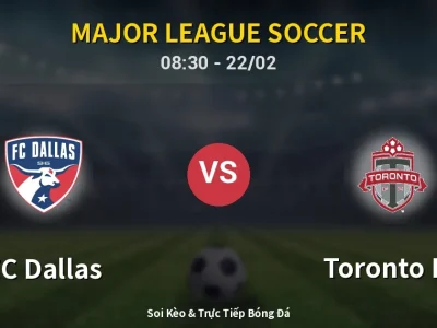 Kết Quả: FC Dallas 3-2 Toronto FC – Highlight & Bàn Thắng | Major League Soccer