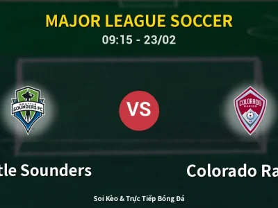 Kết Quả: Seattle Sounders 2-0 Colorado Rapids – Highlight & Bàn Thắng | Major League Soccer