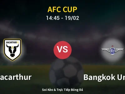 Kết Quả: Macarthur 2-2 Bangkok United – Highlight & Bàn Thắng | AFC Cup
