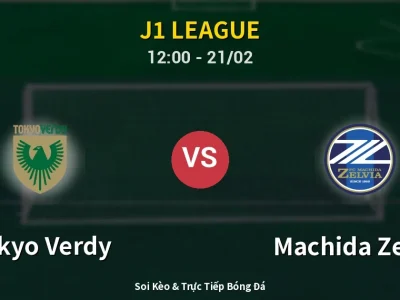 Kết Quả: Tokyo Verdy 2-2 Machida Zelvia – Highlight & Bàn Thắng | J1 League