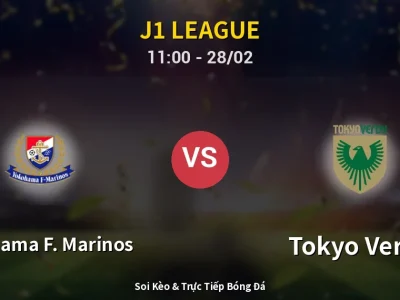 Kết Quả: Yokohama F. Marinos 3-2 Tokyo Verdy – Highlight & Bàn Thắng | J1 League