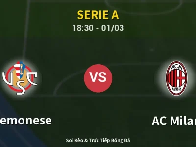 Kết Quả: Cremonese 0-2 AC Milan – Highlight & Bàn Thắng | Serie A