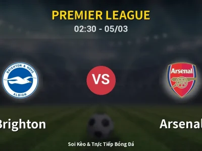 Kết Quả: Brighton 0-1 Arsenal – Highlight & Bàn Thắng | Premier League