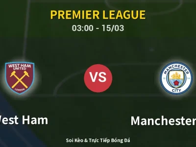 Kết Quả: West Ham 1-1 Manchester City – Highlight & Bàn Thắng | Premier League