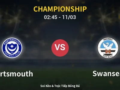 Kết Quả: Portsmouth 1-2 Swansea – Highlight & Bàn Thắng | Championship