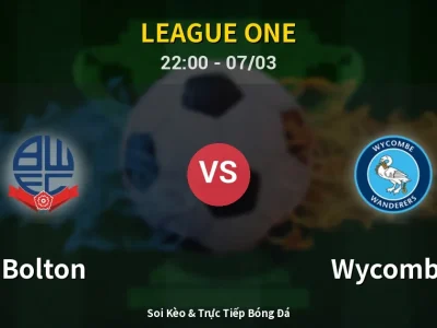 Soi Kèo Bolton vs Wycombe – 22:00 07/03 | Nhận Định, Dự Đoán Tỷ Số