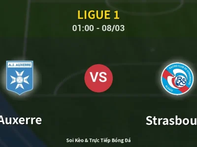 Kết Quả: Auxerre 0-0 Strasbourg – Highlight & Bàn Thắng | Ligue 1