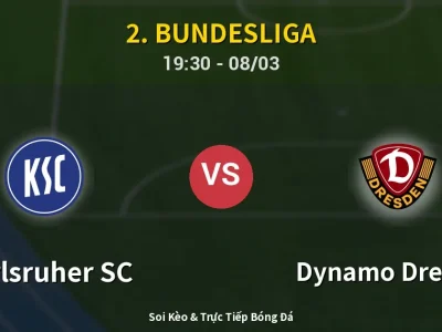 🔴 Trực Tiếp: Karlsruher SC 1-3 Dynamo Dresden – Link Xem 2. Bundesliga (Full HD)