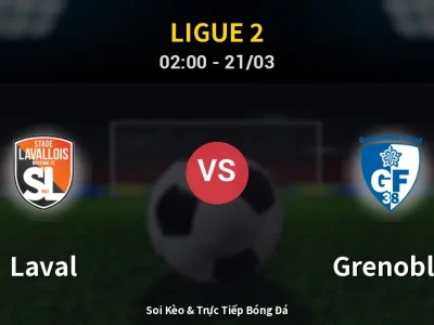 Kết Quả: Laval 3-2 Grenoble – Highlight & Bàn Thắng | Ligue 2
