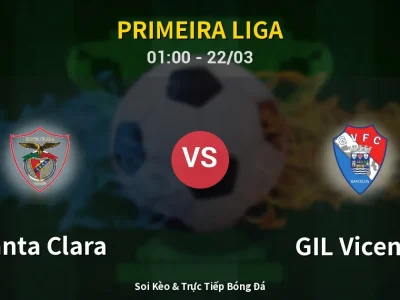 Kết Quả: Santa Clara 1-0 GIL Vicente – Highlight & Bàn Thắng | Primeira Liga