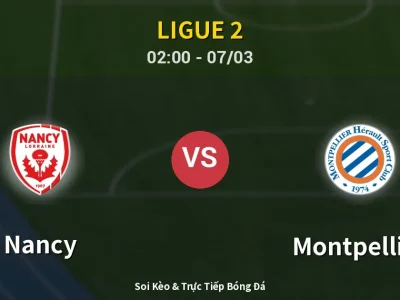 Kết Quả: Nancy 0-3 Montpellier – Highlight & Bàn Thắng | Ligue 2