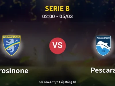 Kết Quả: Frosinone 2-2 Pescara – Highlight & Bàn Thắng | Serie B