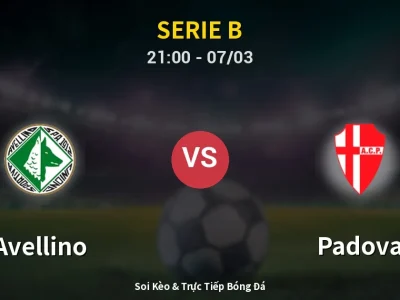 🔴 Trực Tiếp: Avellino 0-0 Padova – Link Xem Serie B (Full HD)