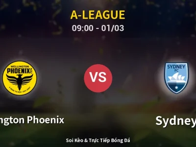 Kết Quả: Wellington Phoenix 0-1 Sydney – Highlight & Bàn Thắng | A-League